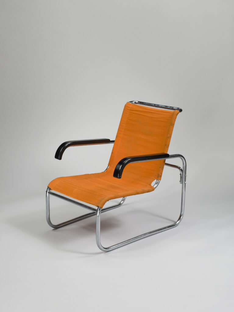 Marcel Breuer's Lounge Chair Orange Lounge Chair